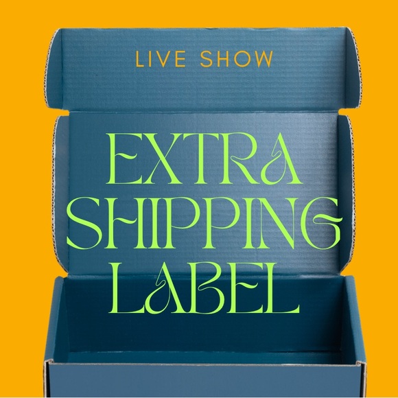 EXTRA SHIPPING LABEL-For All Those Great Deals You Picked Up🌺 - Picture 1 of 1